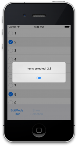 ListView Multi-Select on iOS