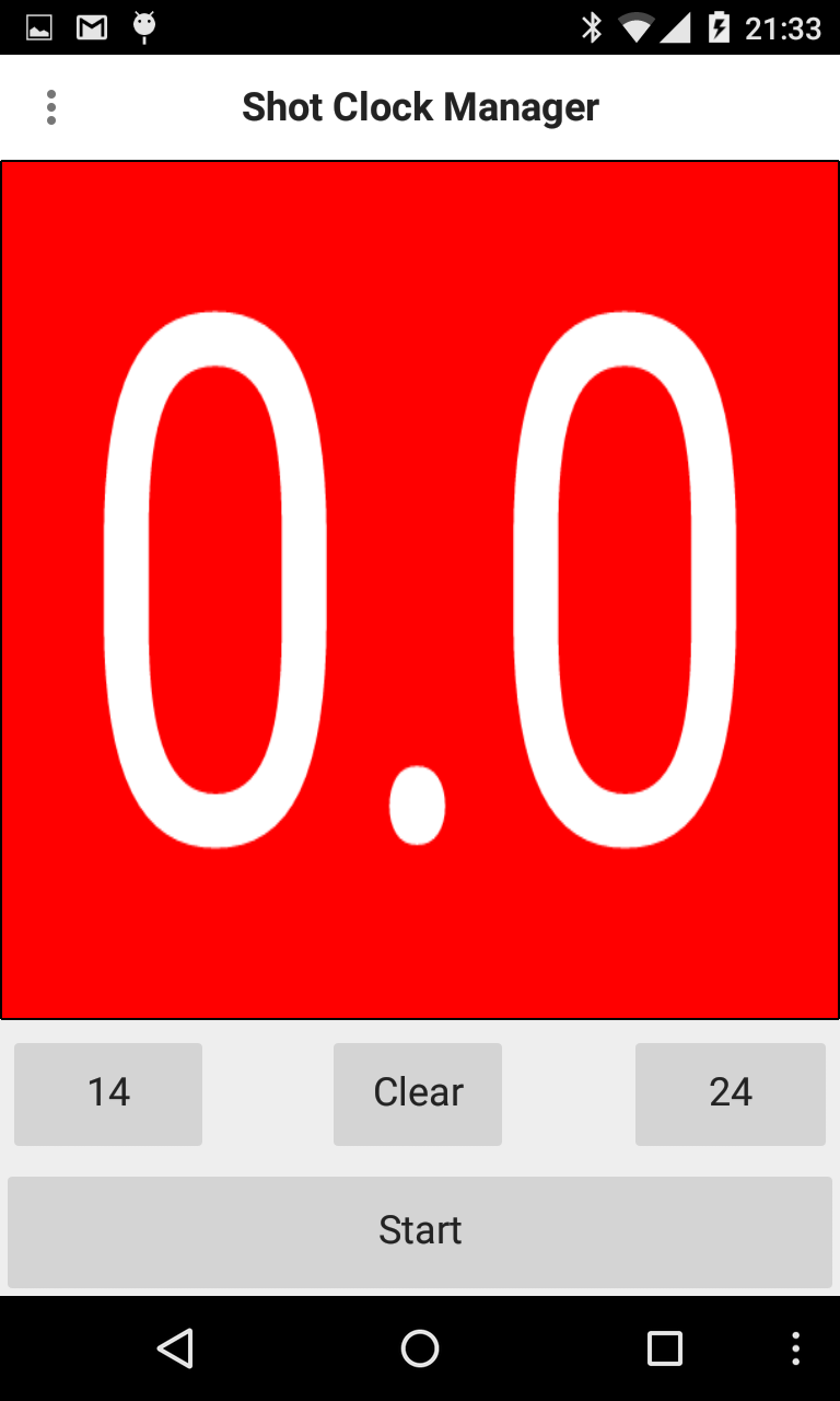 Basketball Shot Clock App Android, iOS, Windows & Mac
